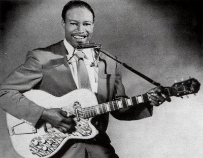 Jimmy Reed with a Kay K-161 ThinTwin