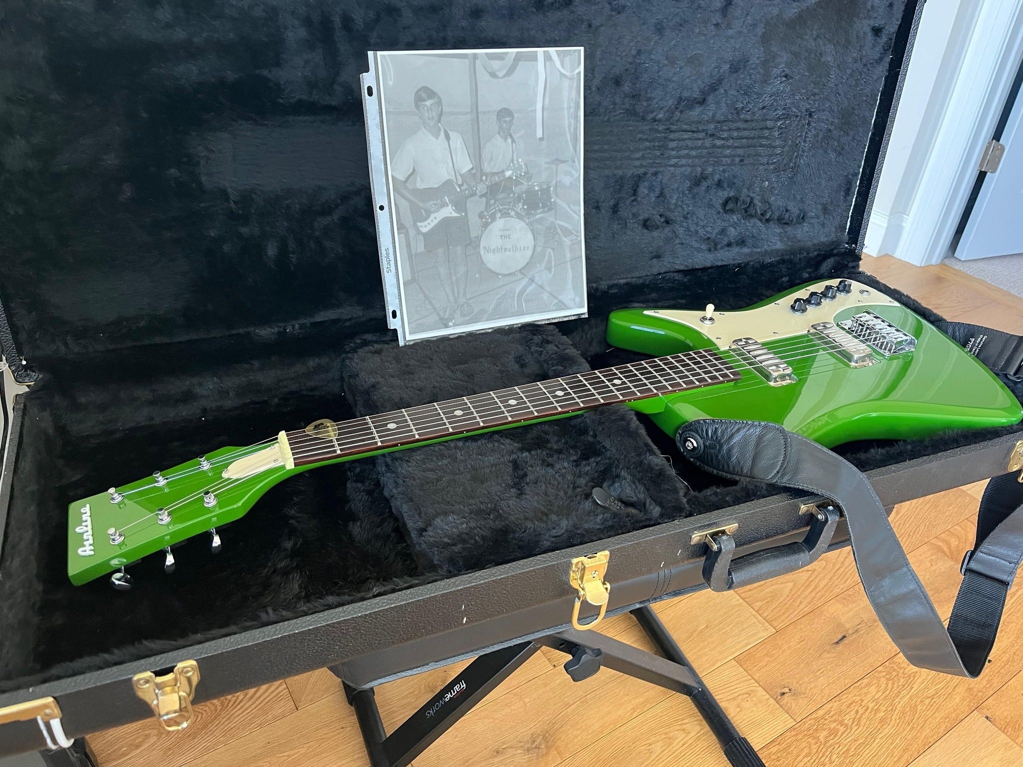 The Return of a Classic: The Airline Guitars Bighorn in Green