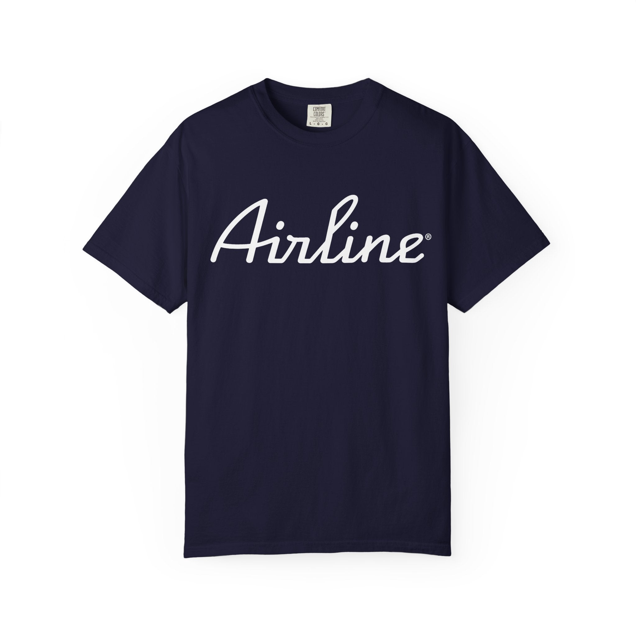 Airline Tux Logo Script T-Shirt