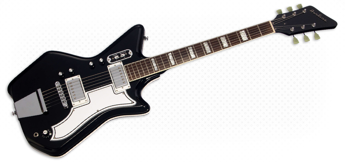 Airline Guitars - Airline Guitars Jetsons '59 2P Black