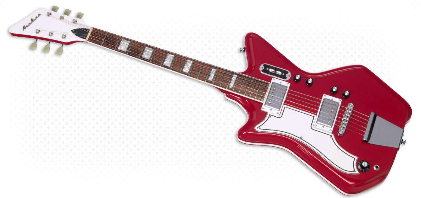 Airline Guitars - Airline Guitars Jetsons '59 2P Red LEFT-HANDED