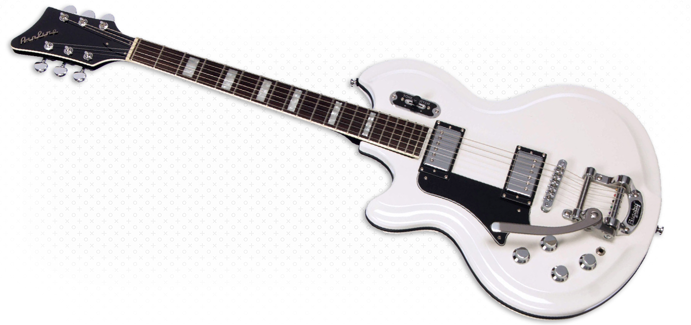 Airline Guitars - Airline Guitars '59 Coronado DLX Left-Handed White