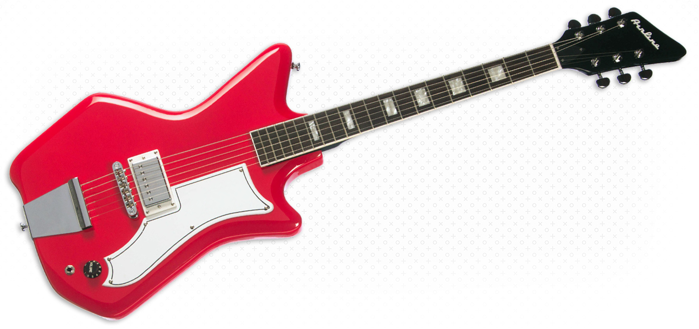 Airline Guitars - Airline Guitars Jetsons Jr Red