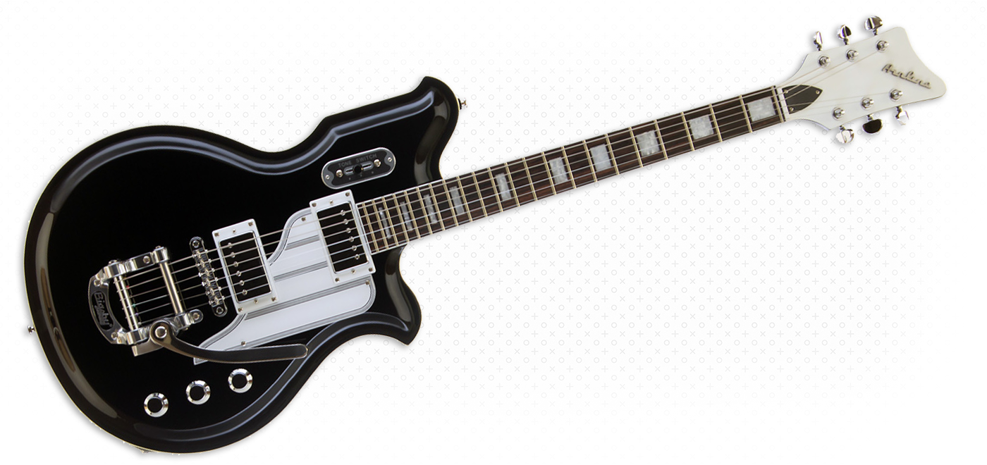 Airline Guitars - Airline Guitars MAP DLX Black