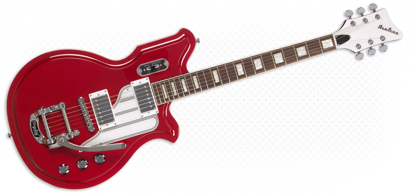 Airline Guitars - Airline Guitars MAP DLX Red