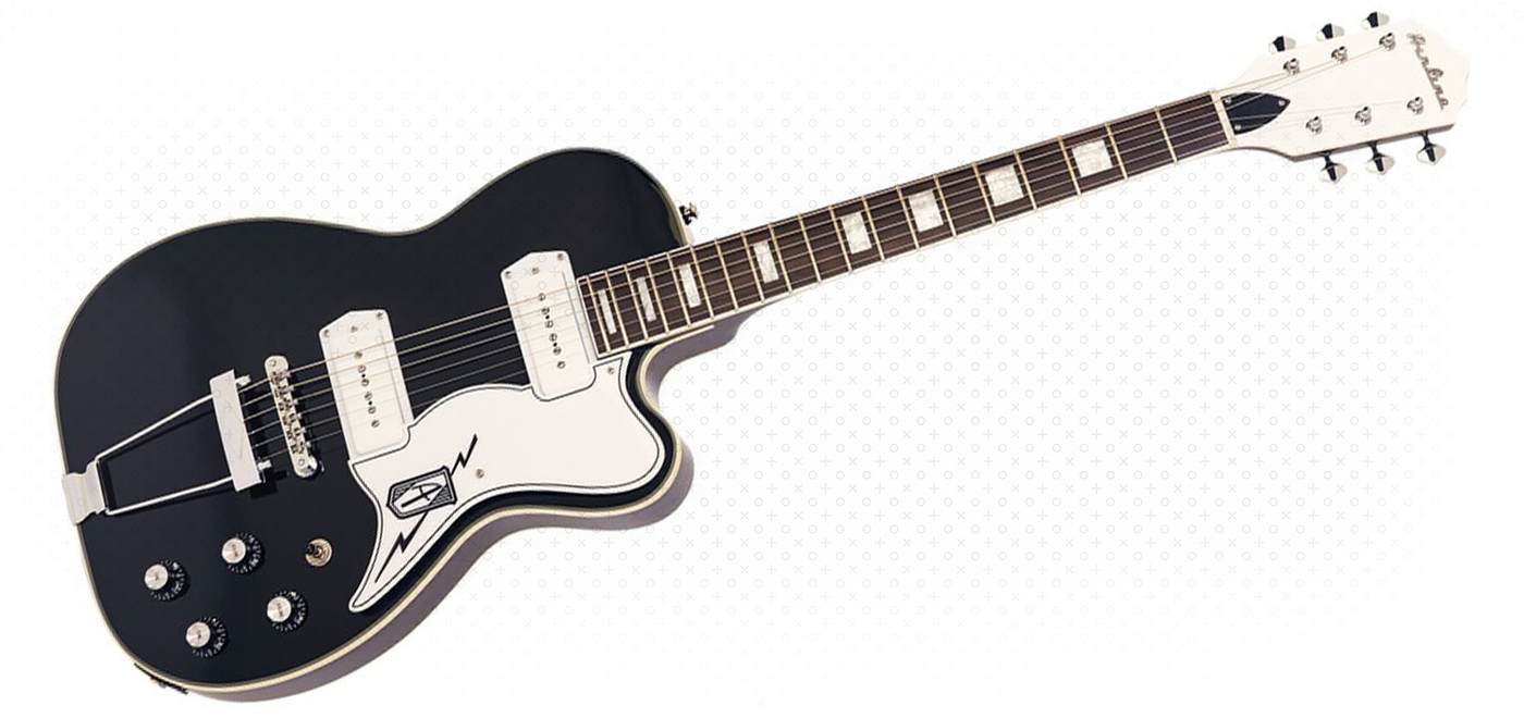 Airline Guitars - Airline Guitars Tuxedo Black