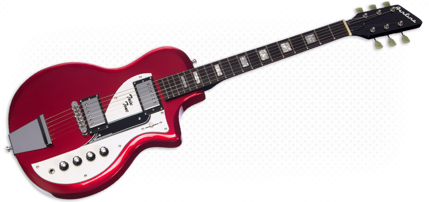 Airline Guitars - Airline Guitars Twin Tone Metallic Red