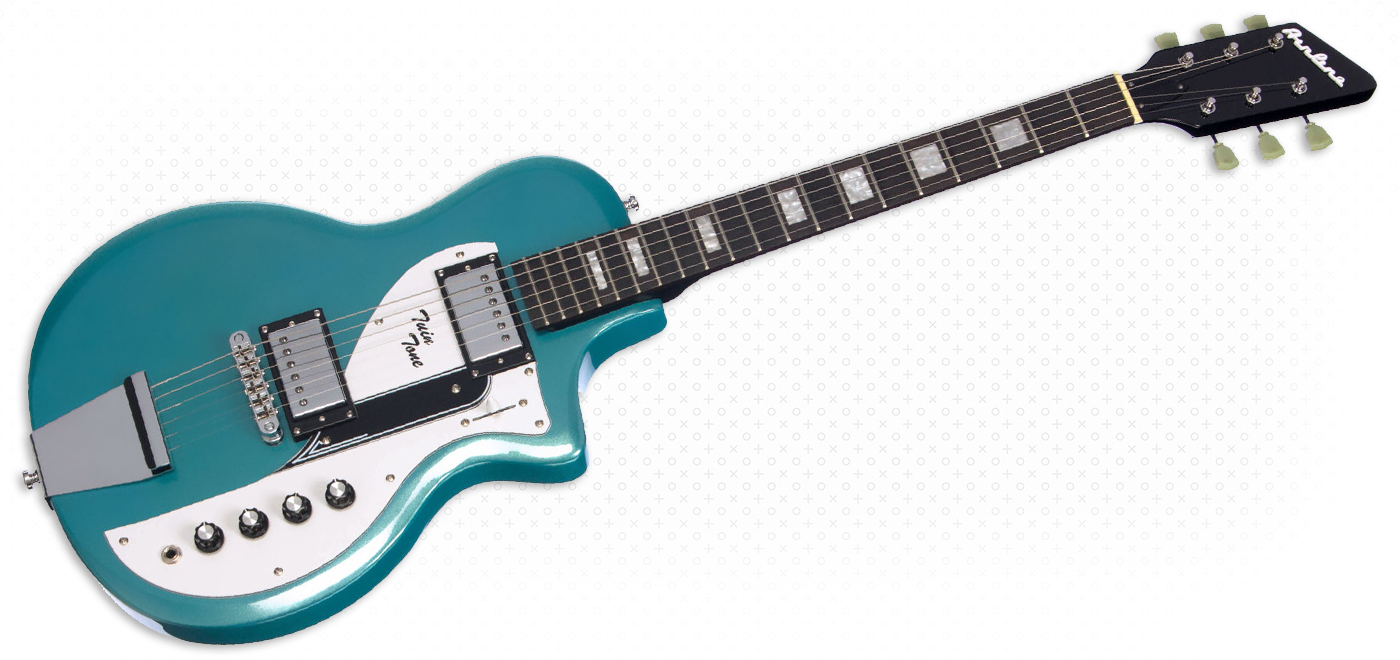 Airline Guitars - Airline Guitars Twin Tone Metallic Blue