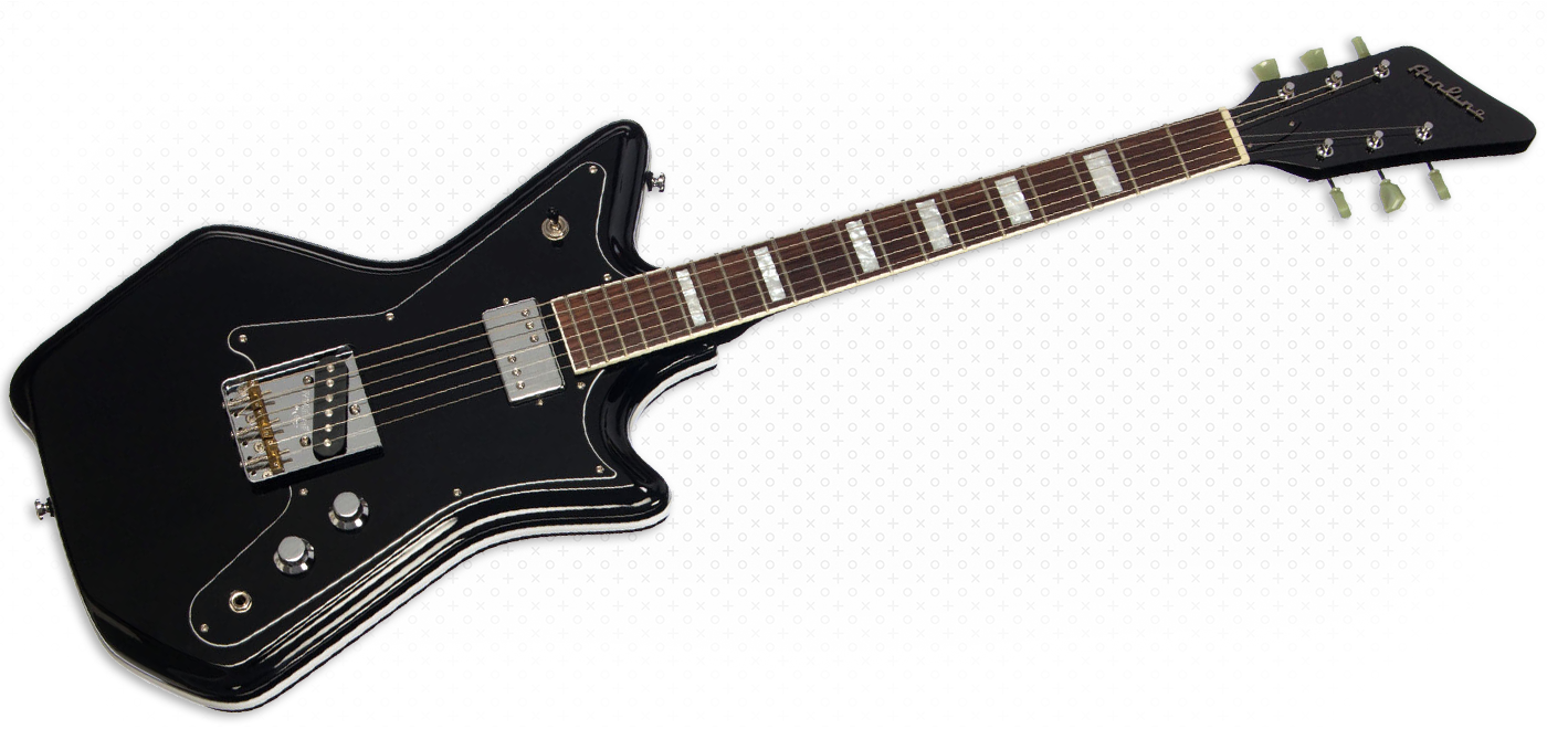 Airline Guitars - Airline Guitars Jetsons '59 2PT Black