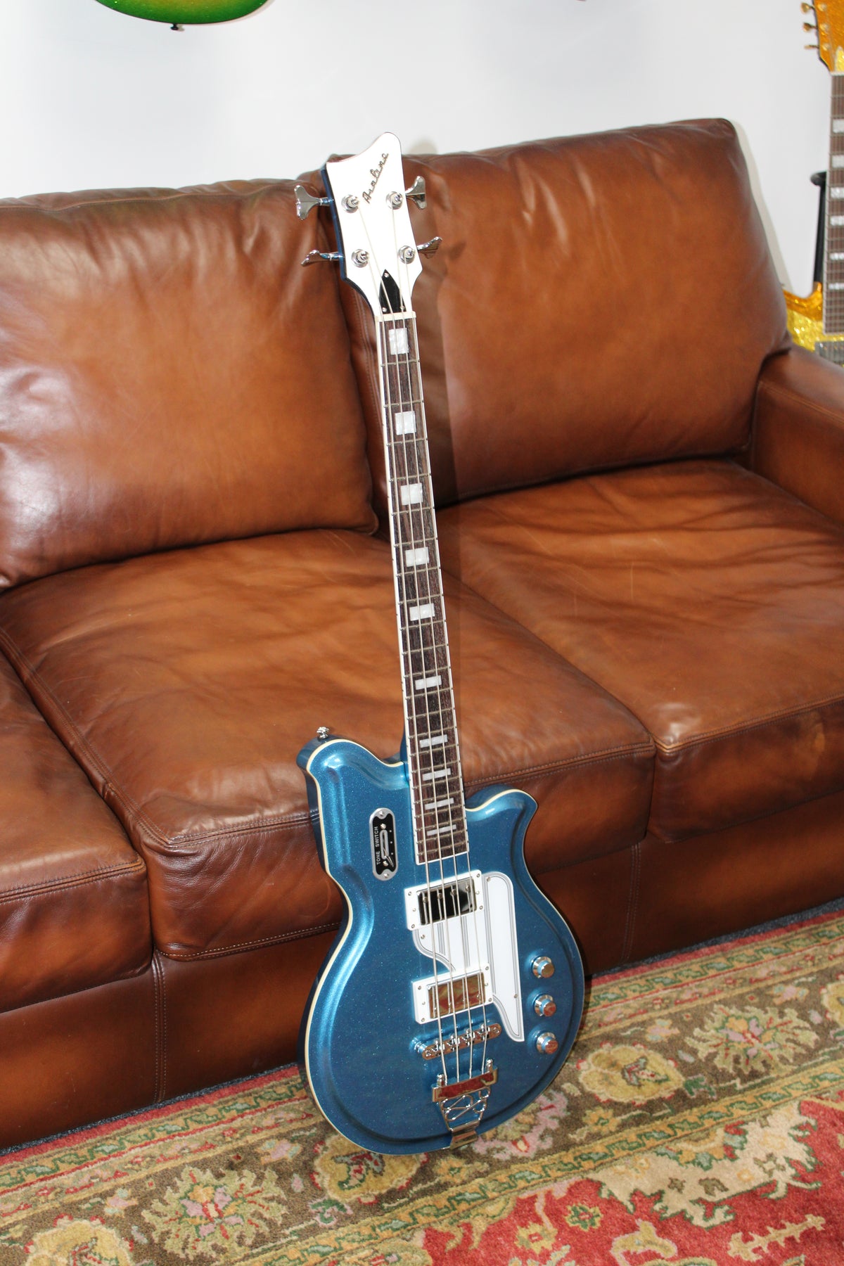 Airline Guitars MAP Bass Short Scale Metallic Blue - B-Stock # VA2510480