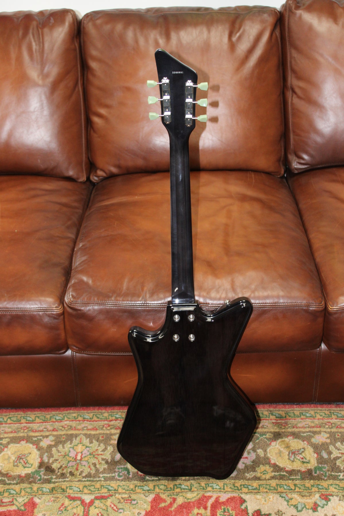 Title Airline Guitars Jetsons 3P FM Charcoal Flame - B-Stock # 2300991