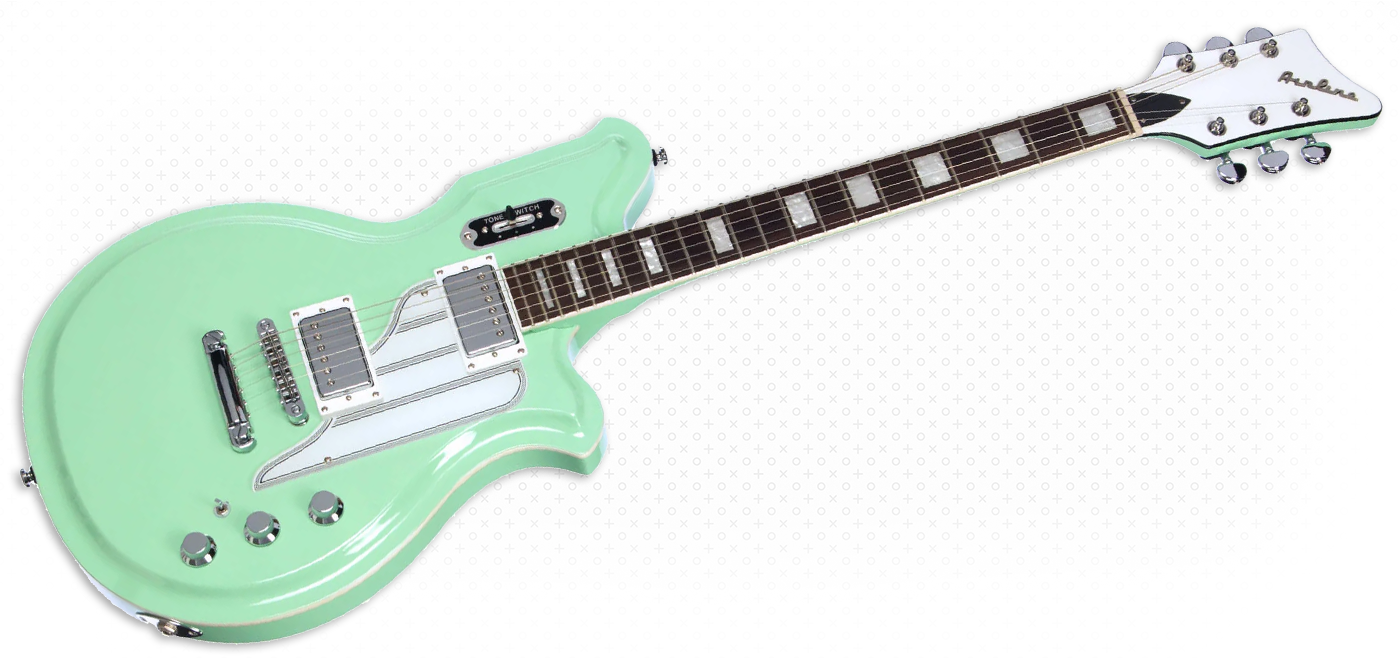 Airline Guitars - Airline Guitars MAP Colin Newman Signature Seafoam Green