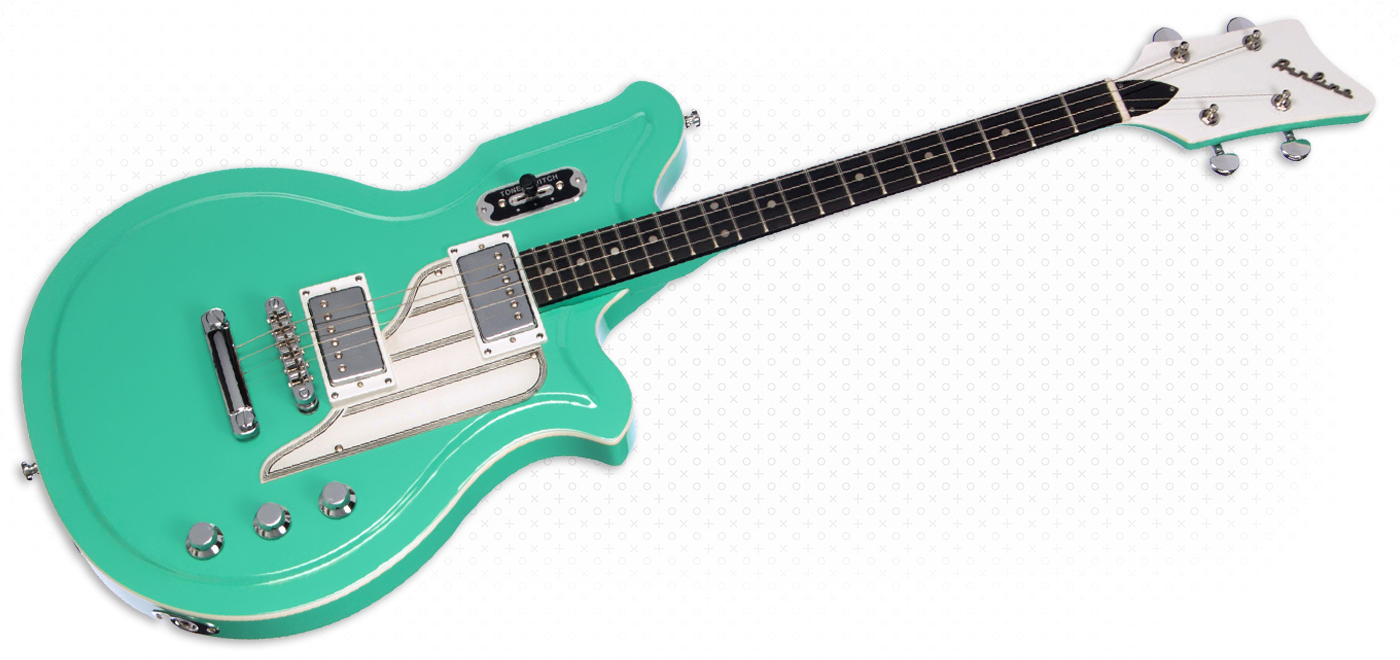 Airline Guitars - Airline Guitars MAP Tenor Seafoam Green