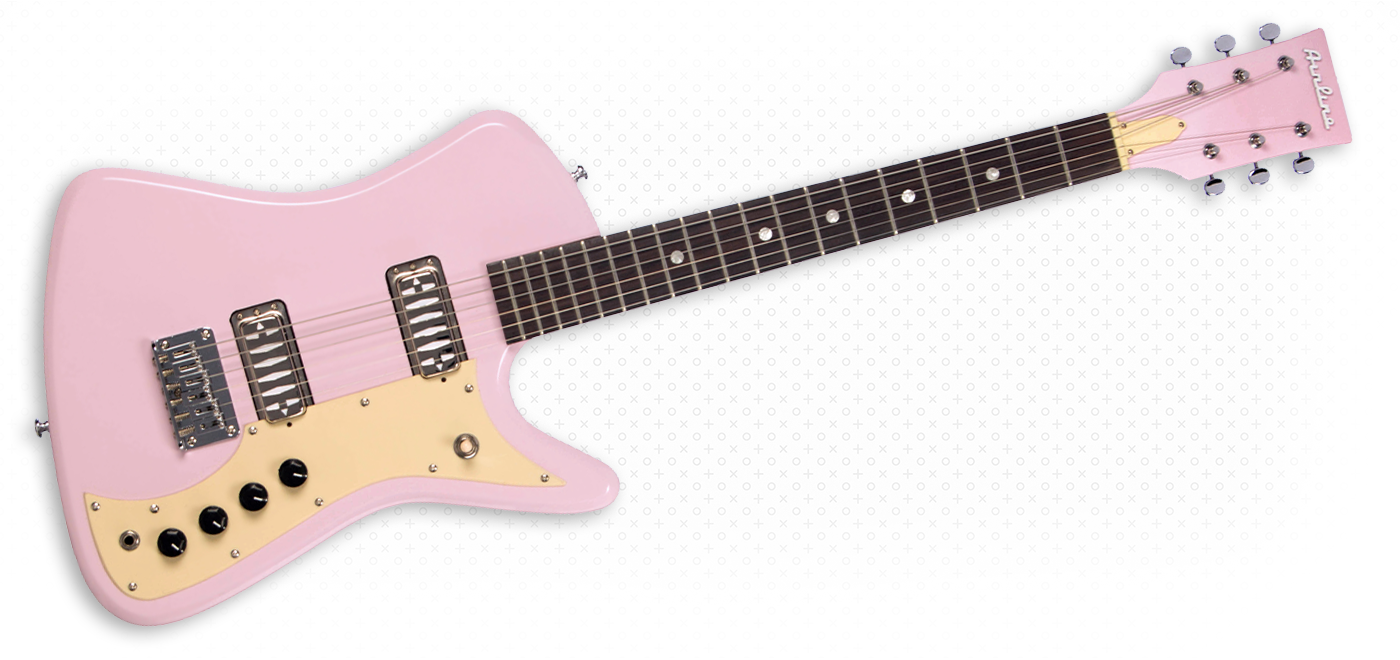 Airline Guitars - Airline Guitars Bighorn Shell Pink