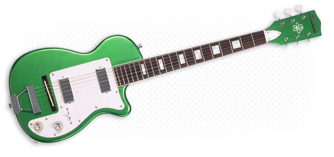 Airline Guitars - Airline Guitars H44 DLX Metallic Green