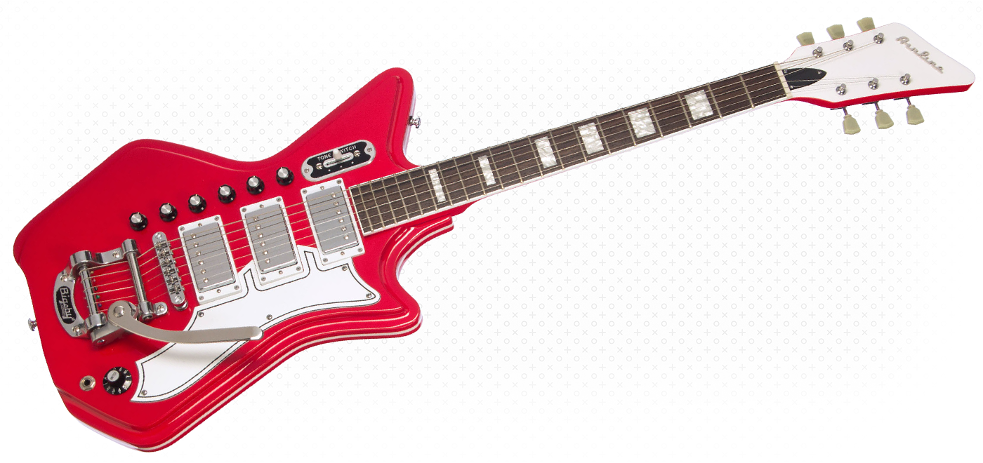 Airline Guitars Jetsons '59 3P DLX Red | Airline Guitars Airline Guitars Jetsons '59 3P DLX Red | Airline Guitars