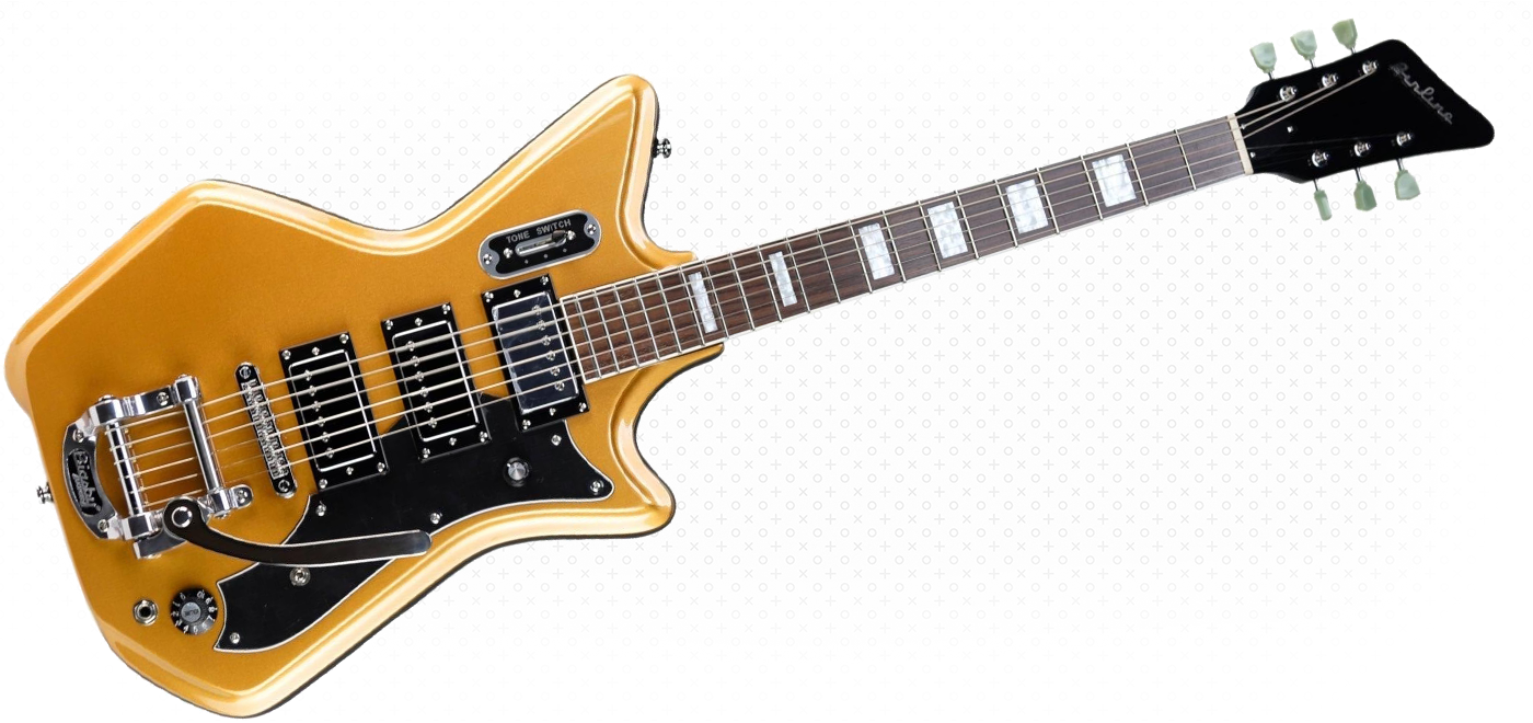 Airline Guitars - Airline Guitars Jetsons '59 3P Ripley Custom Venetian Gold