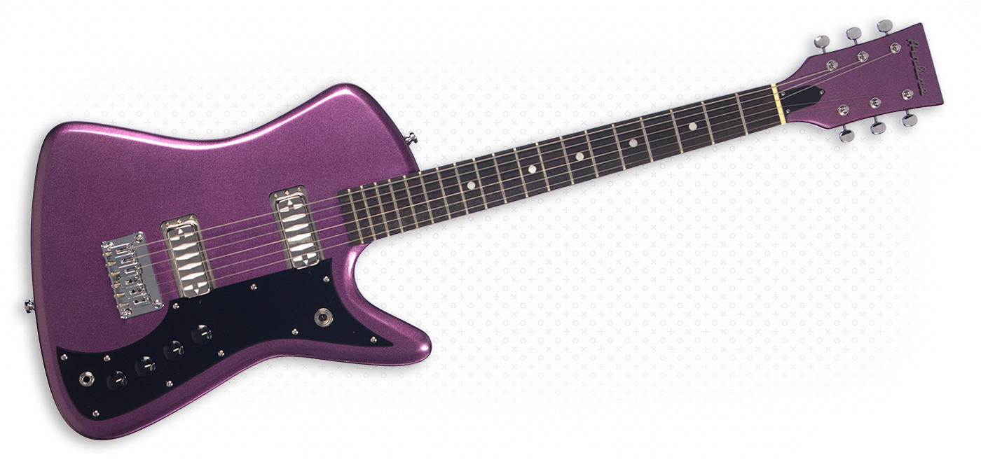 Airline Guitars - Airline Guitars Bighorn Metallic Purple