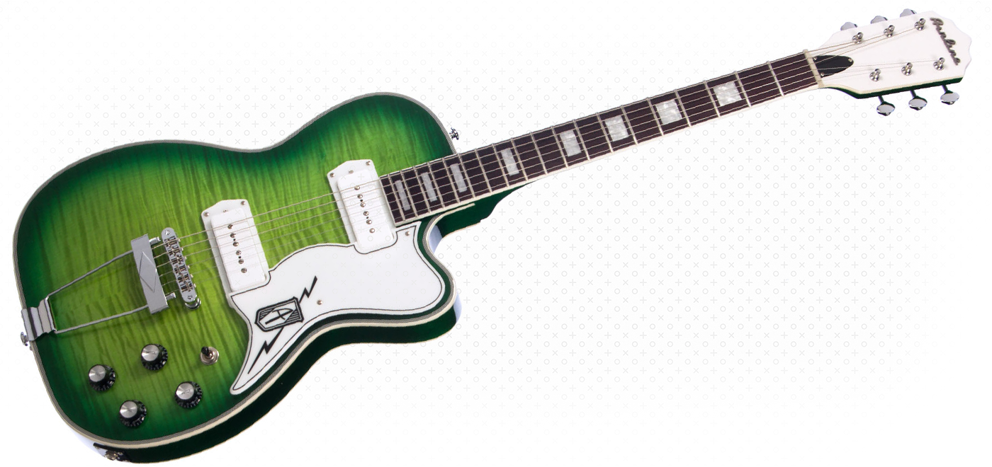 Airline Guitars Tuxedo Greenburst Flame | Airline Guitars Airline Guitars Tuxedo Greenburst Flame | Airline Guitars