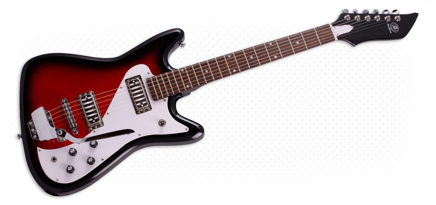 Airline Guitars - Airline Guitars Vanguard Redburst