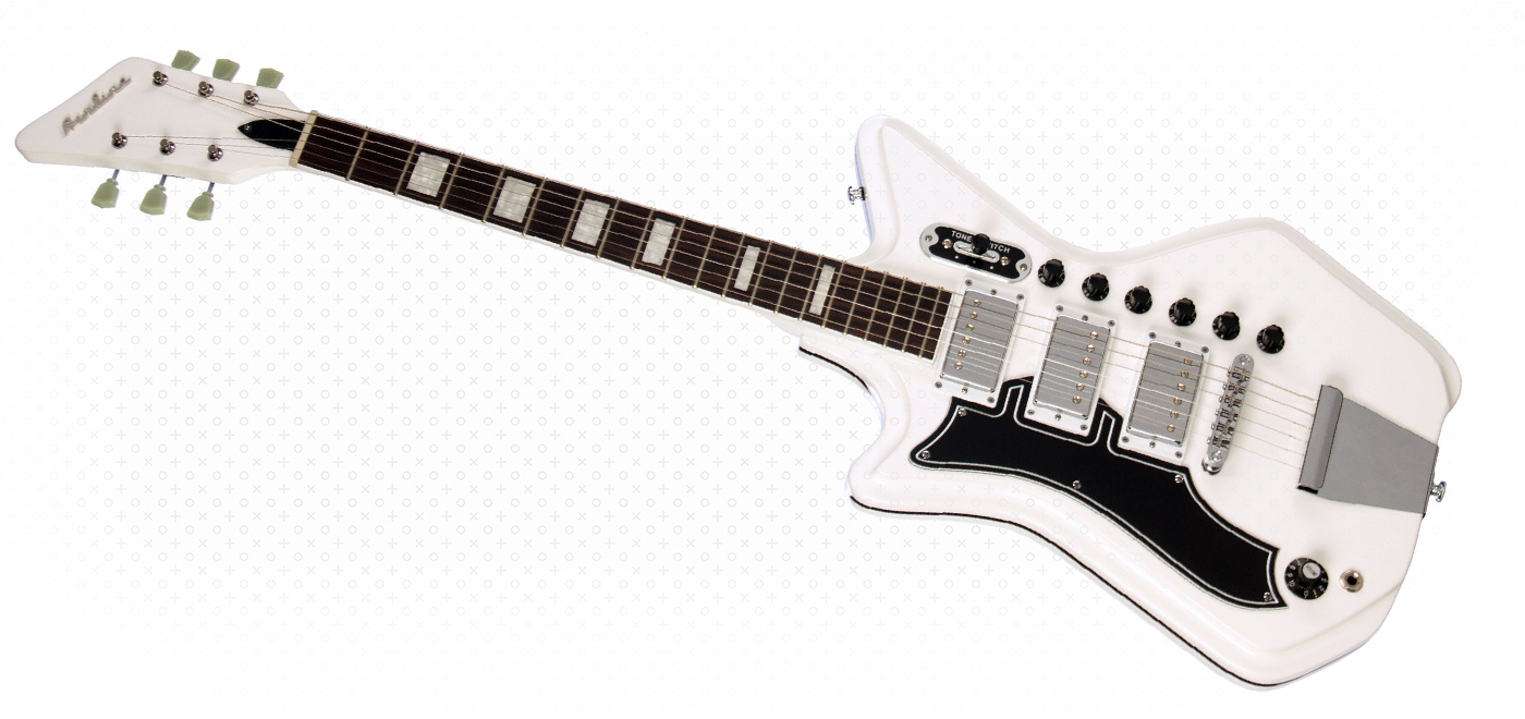 Airline Guitars - Airline Guitars Jetsons '59 3P White Left-Handed