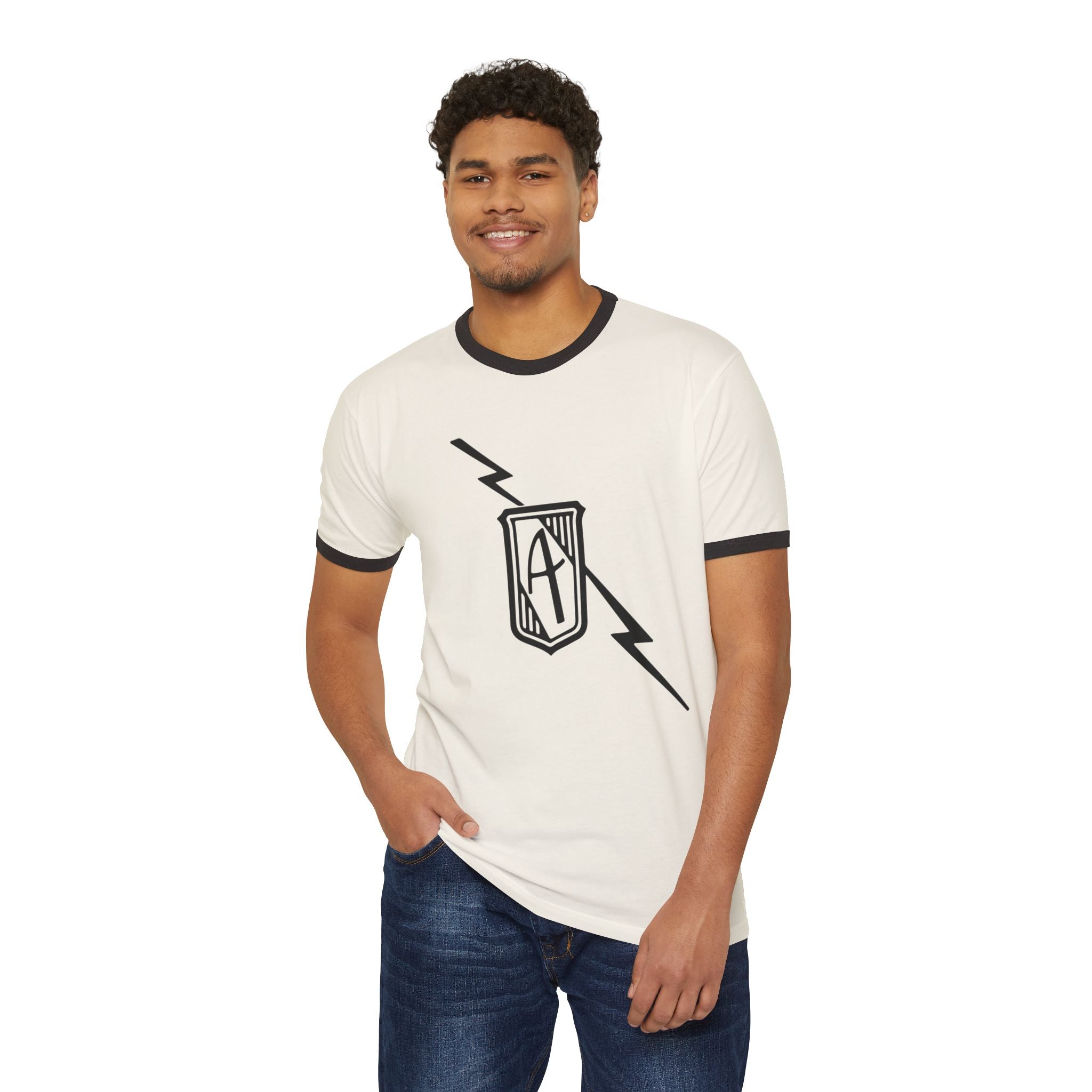 Retro Bolt Crest Ringer T-Shirt