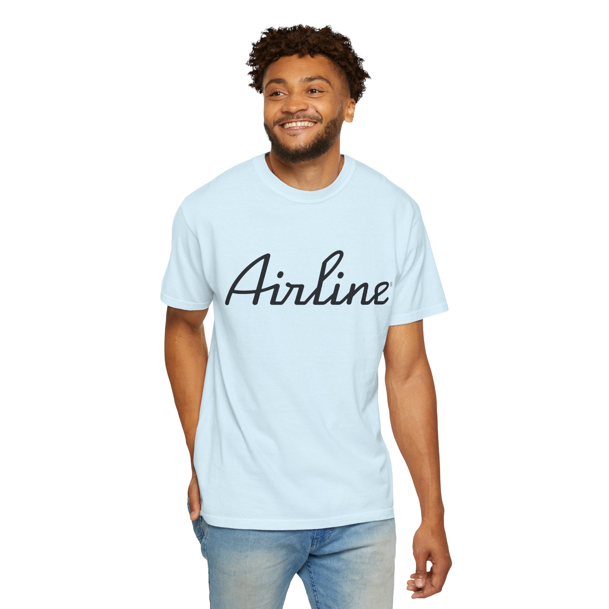 Airline Tux Logo Script T-Shirt
