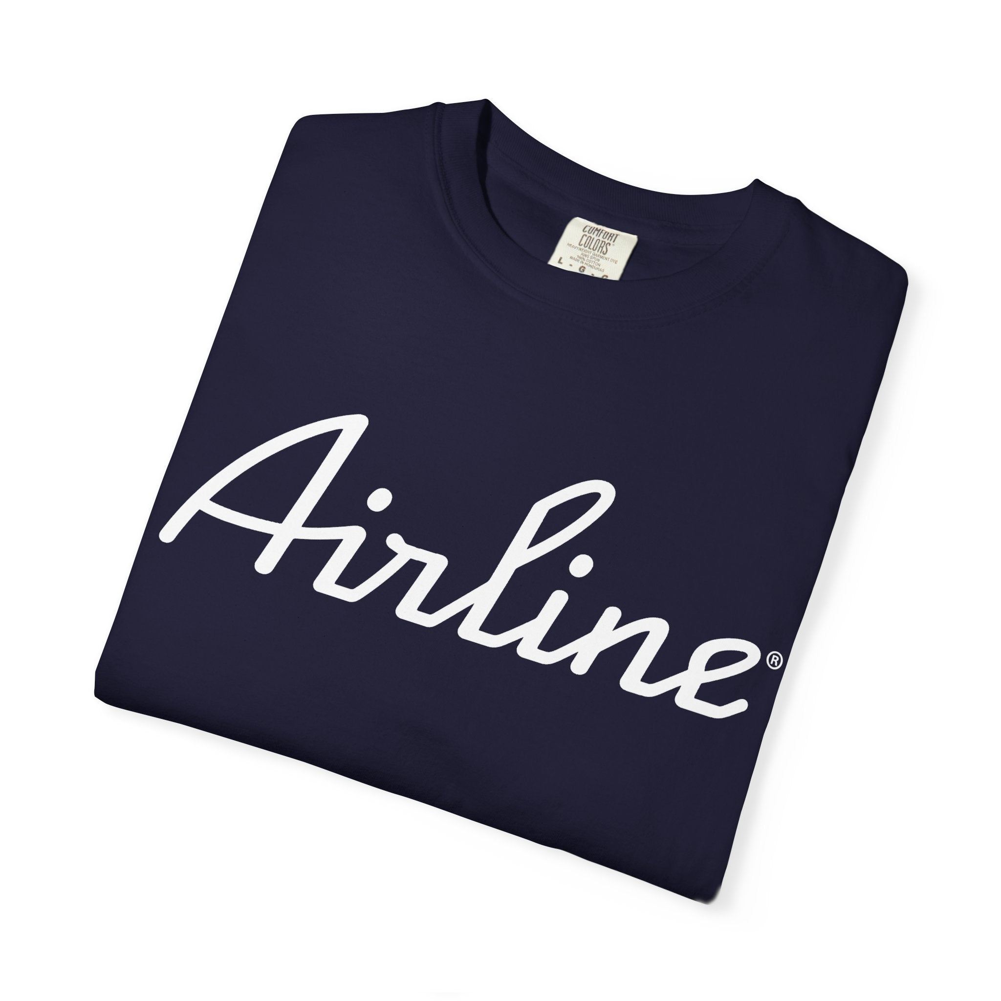 Airline Tux Logo Script T-Shirt