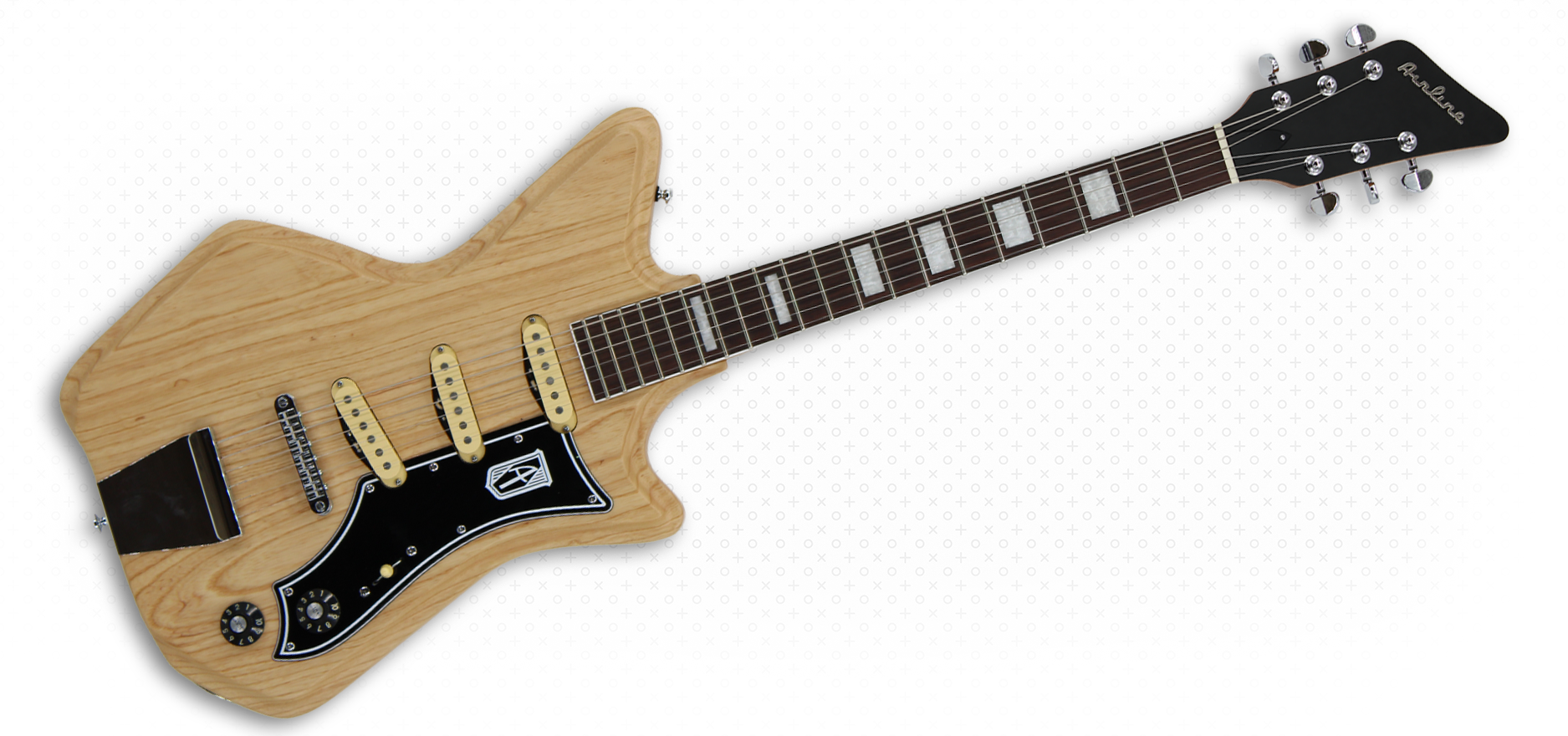 Airline Guitars - Airline Guitars Jetsons Natural 3S Swamp Ash