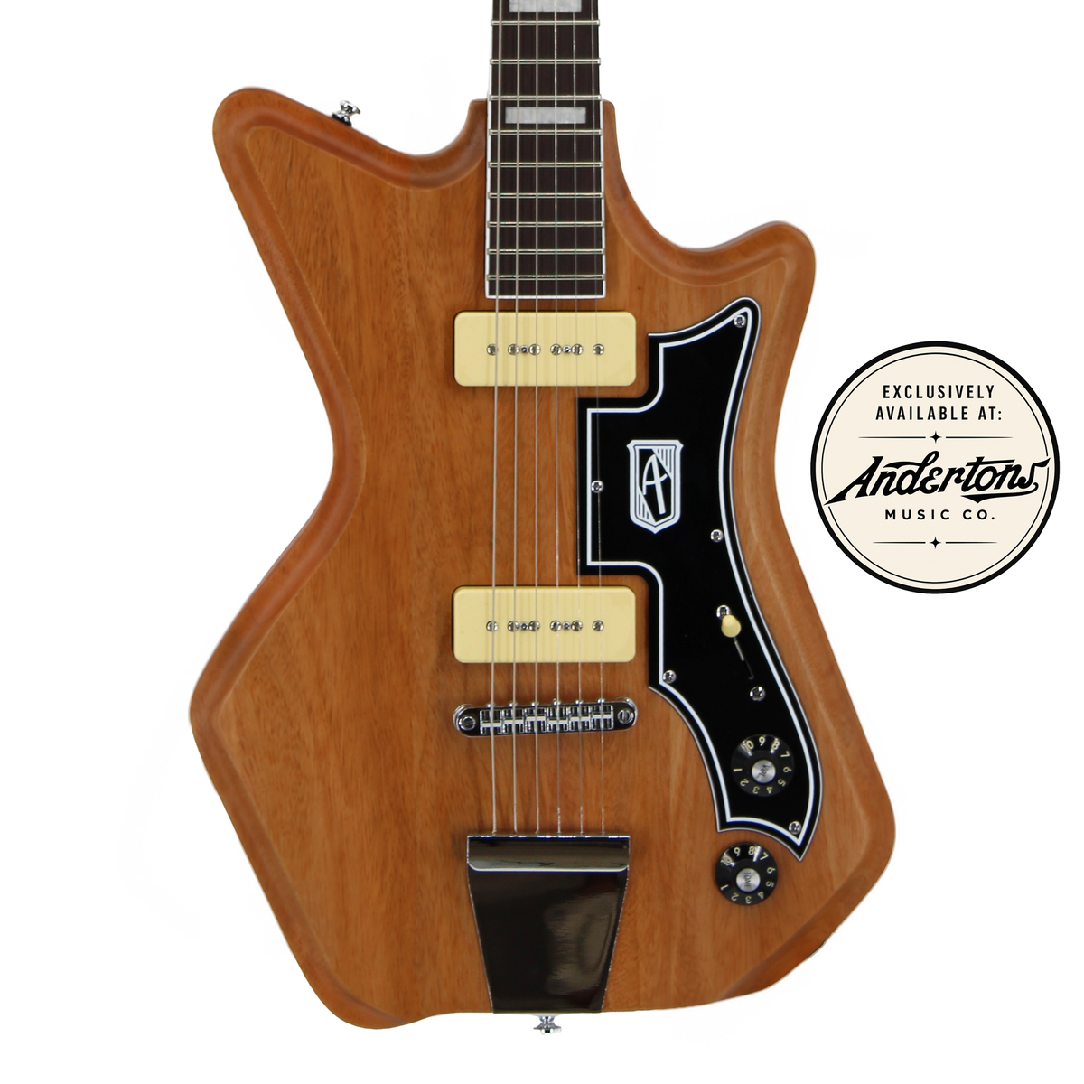Airline Guitars Jetsons Natural 2P90 Mahogany