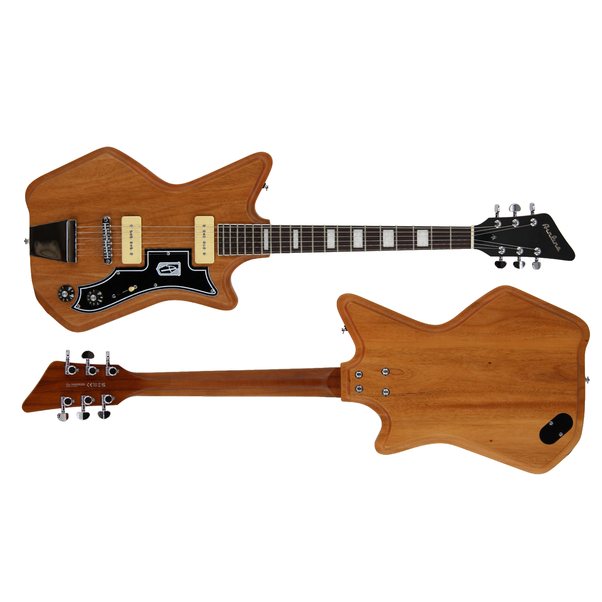 Airline Guitars Jetsons Natural 2P90 Mahogany