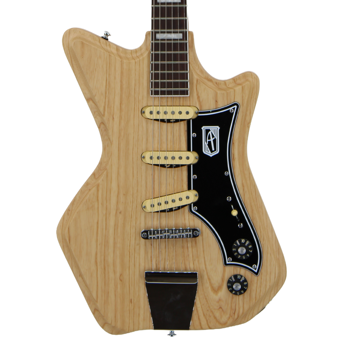 Airline Guitars Jetsons Natural 3S Swamp Ash