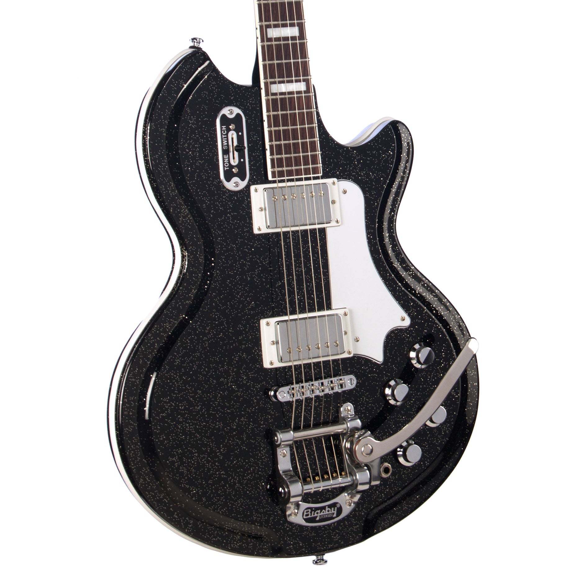 Airline Guitars '59 Coronado DLX Black Sparkle