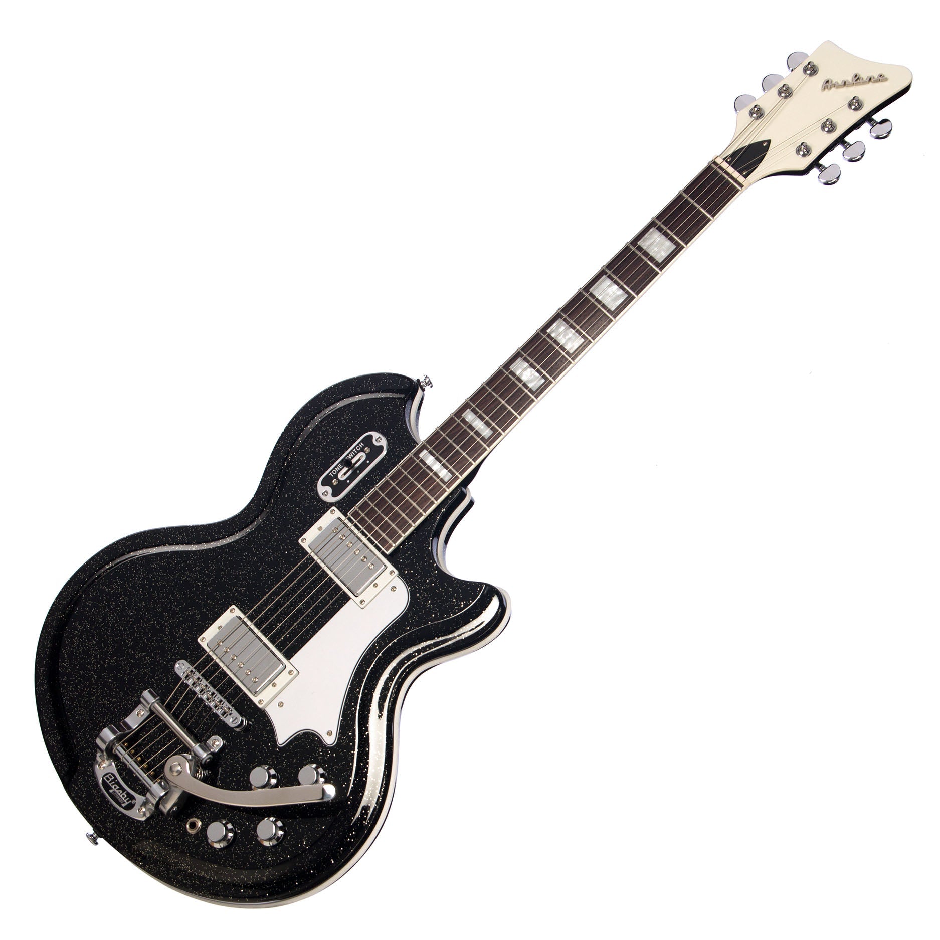 Airline Guitars '59 Coronado DLX Black Sparkle