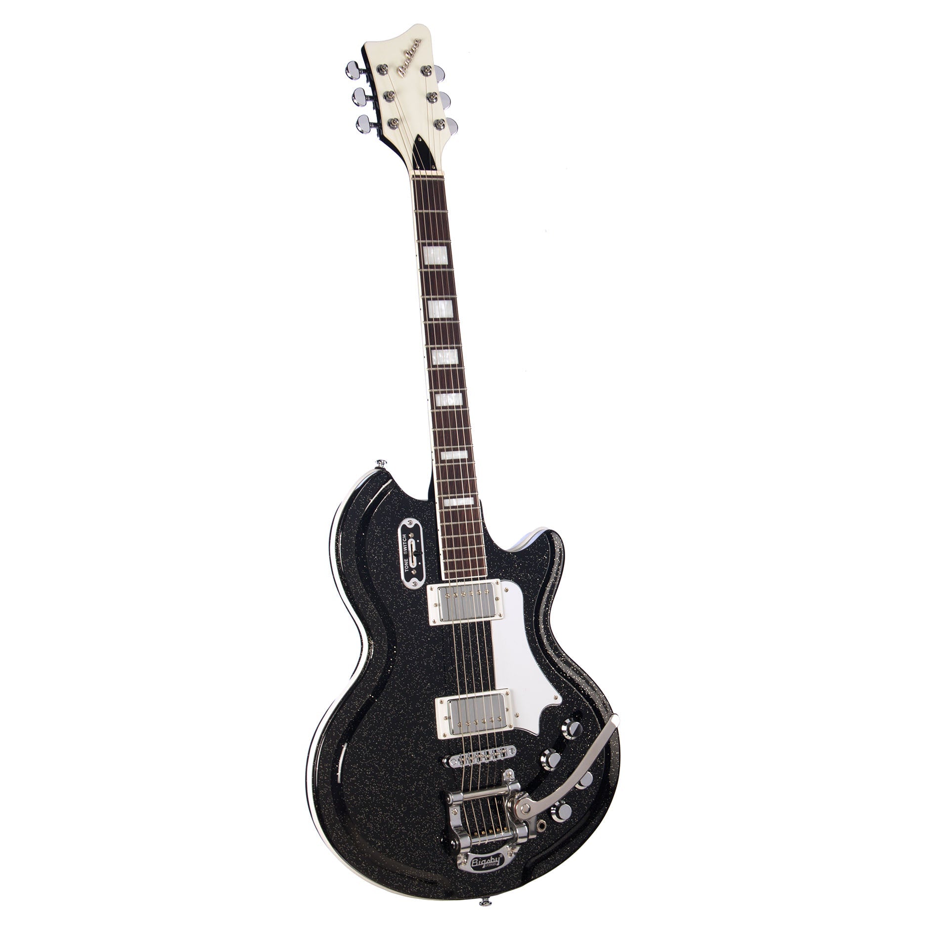 Airline Guitars '59 Coronado DLX Black Sparkle