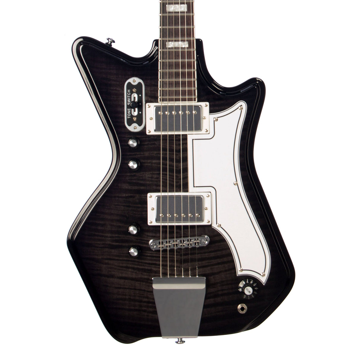 Airline Guitars Jetsons 2P FM Charcoal Flame - B-Stock # 2300946