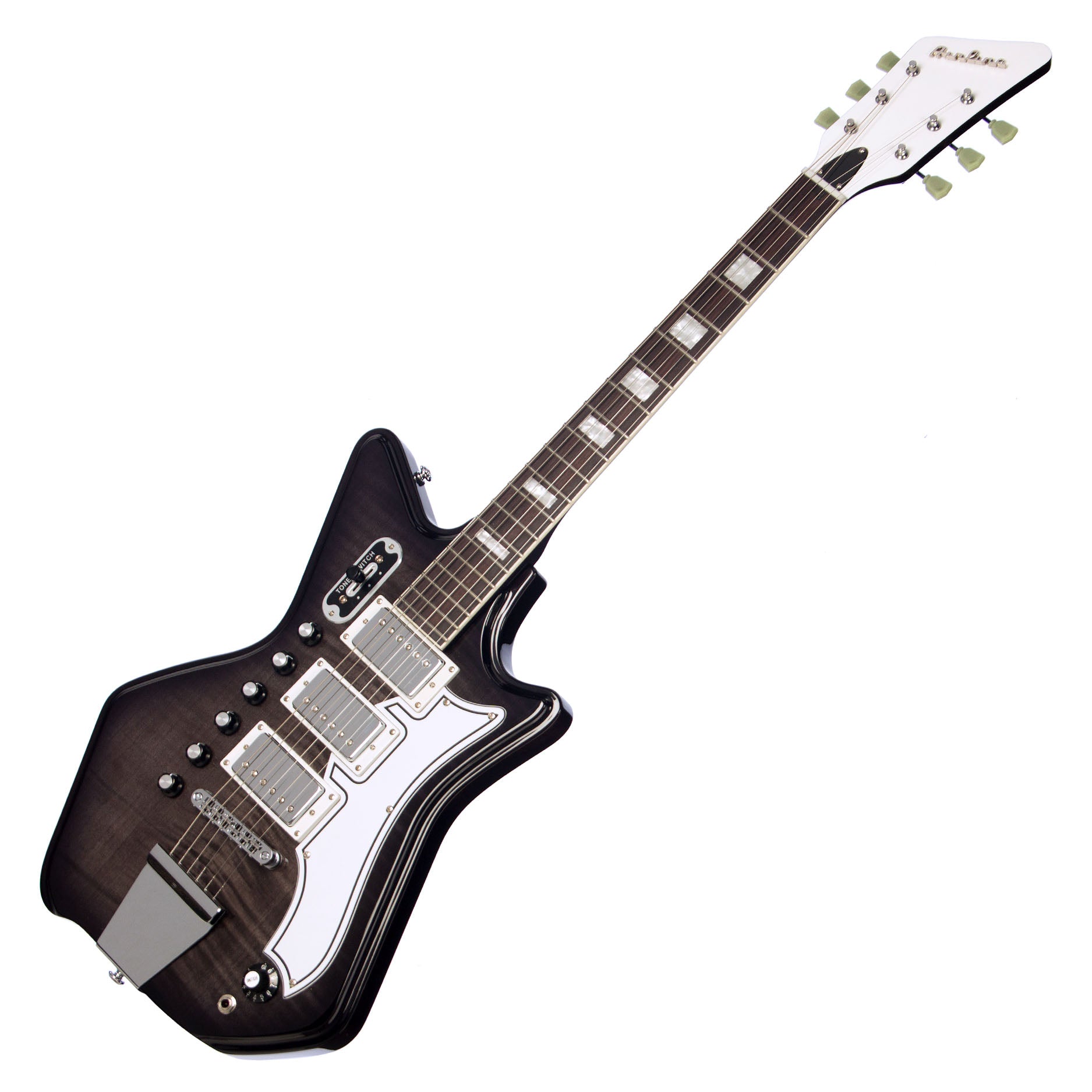 Airline Guitars Jetsons 3P FM Charcoal Flame