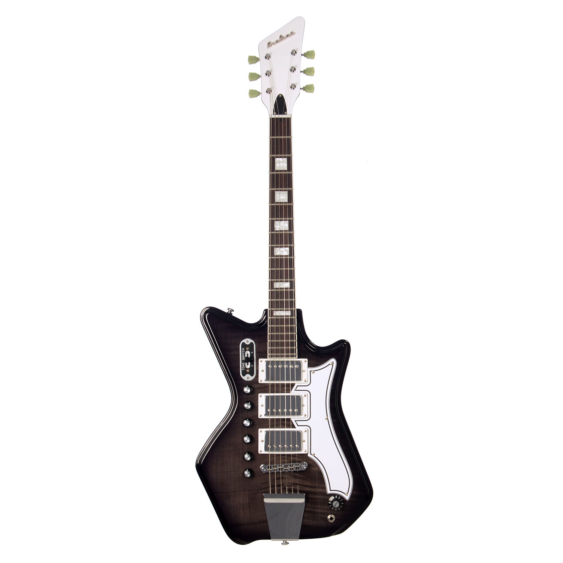 Airline Guitars Jetsons 3P FM Charcoal Flame