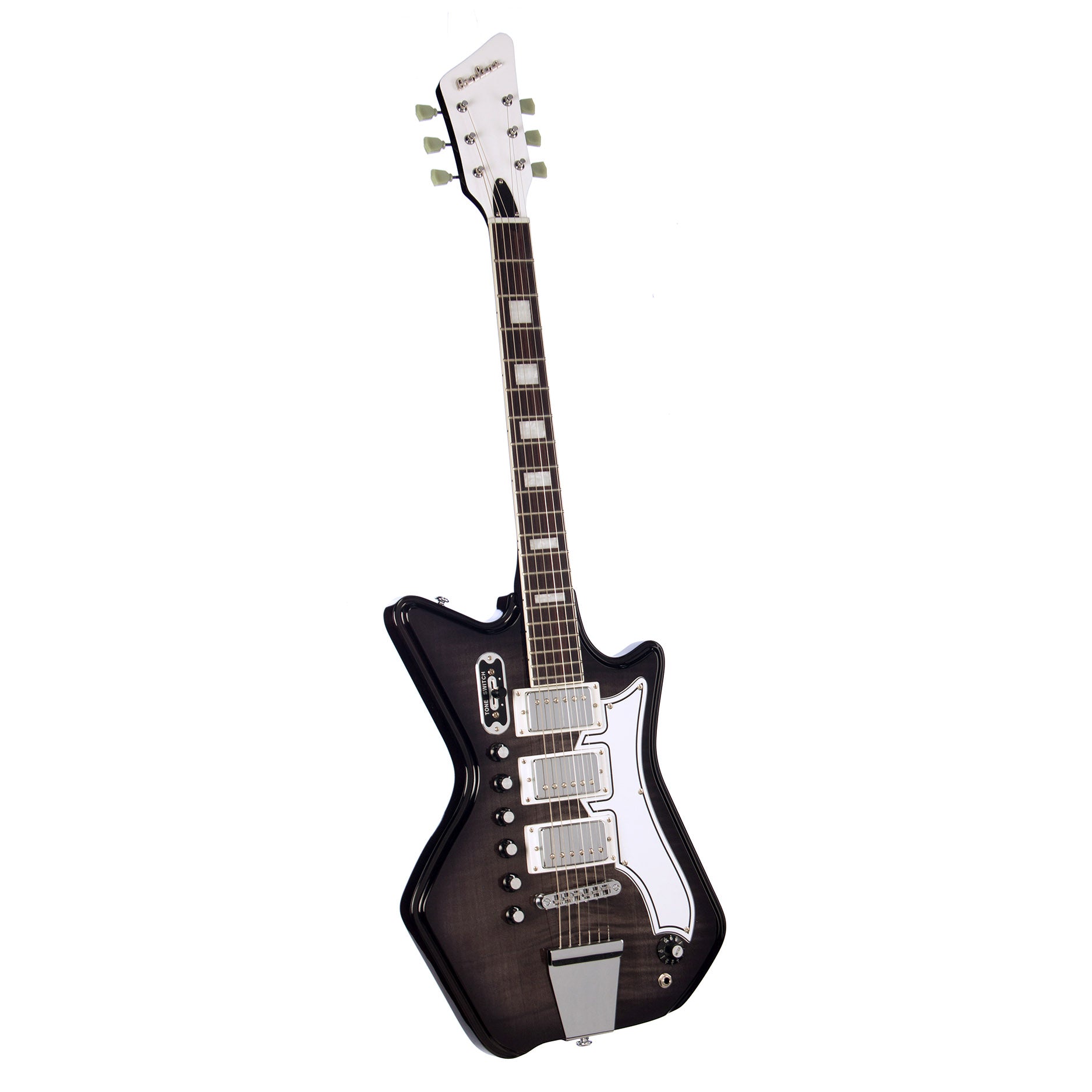 Airline Guitars Jetsons 3P FM Charcoal Flame