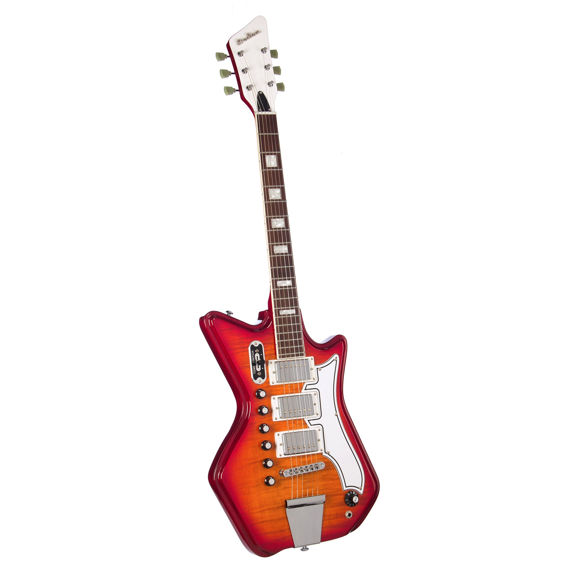 Airline Guitars Jetsons 3P FM Cherryburst Flame