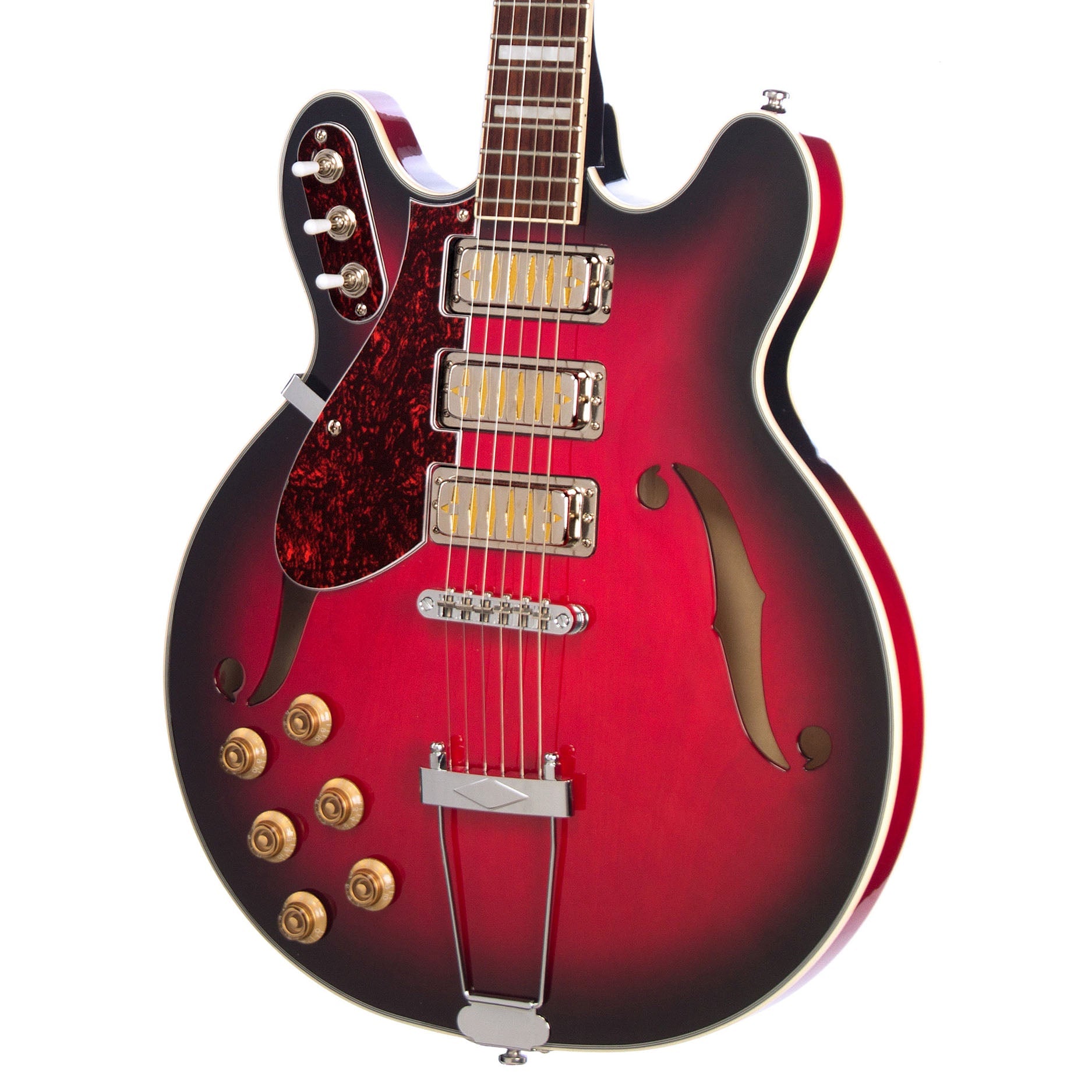 Airline Guitars H77 Vintage Redburst Left-Handed | Airline Guitars