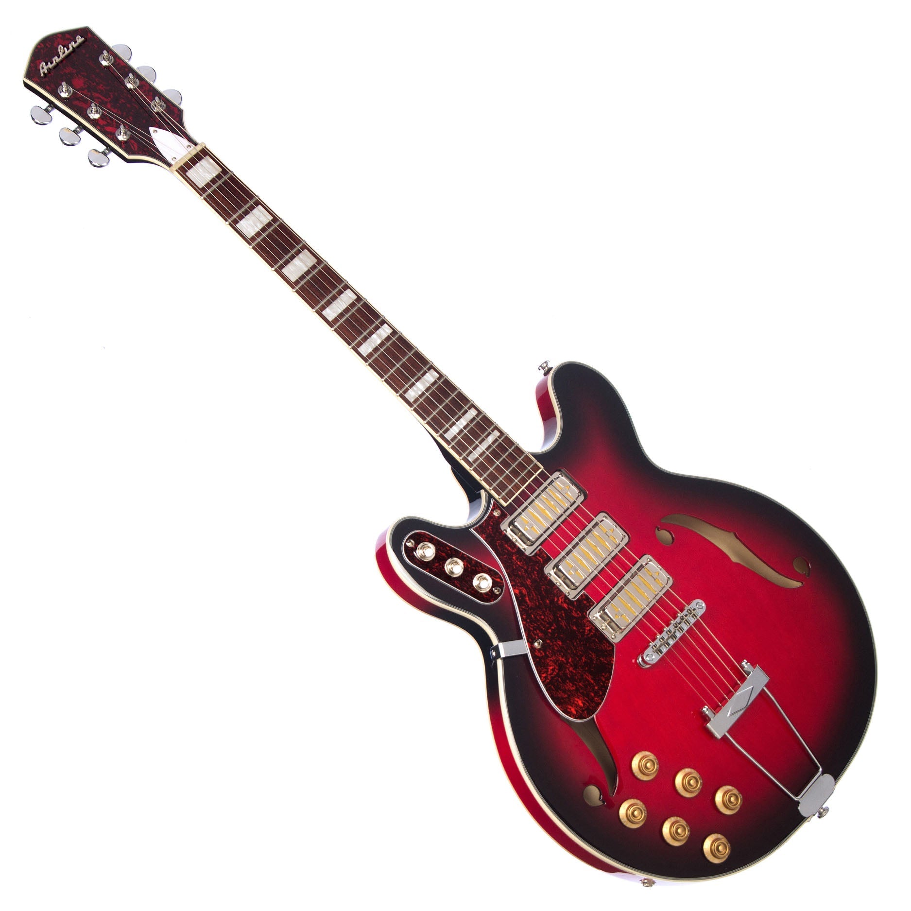 Airline Guitars H77 Vintage Redburst Left-Handed