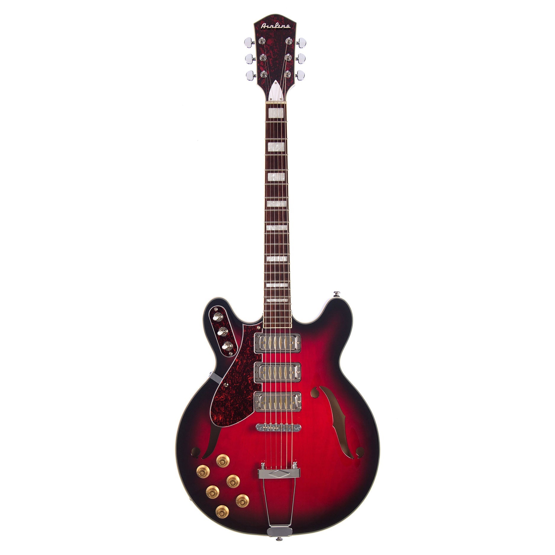 Airline Guitars H77 Vintage Redburst Left-Handed | Airline Guitars