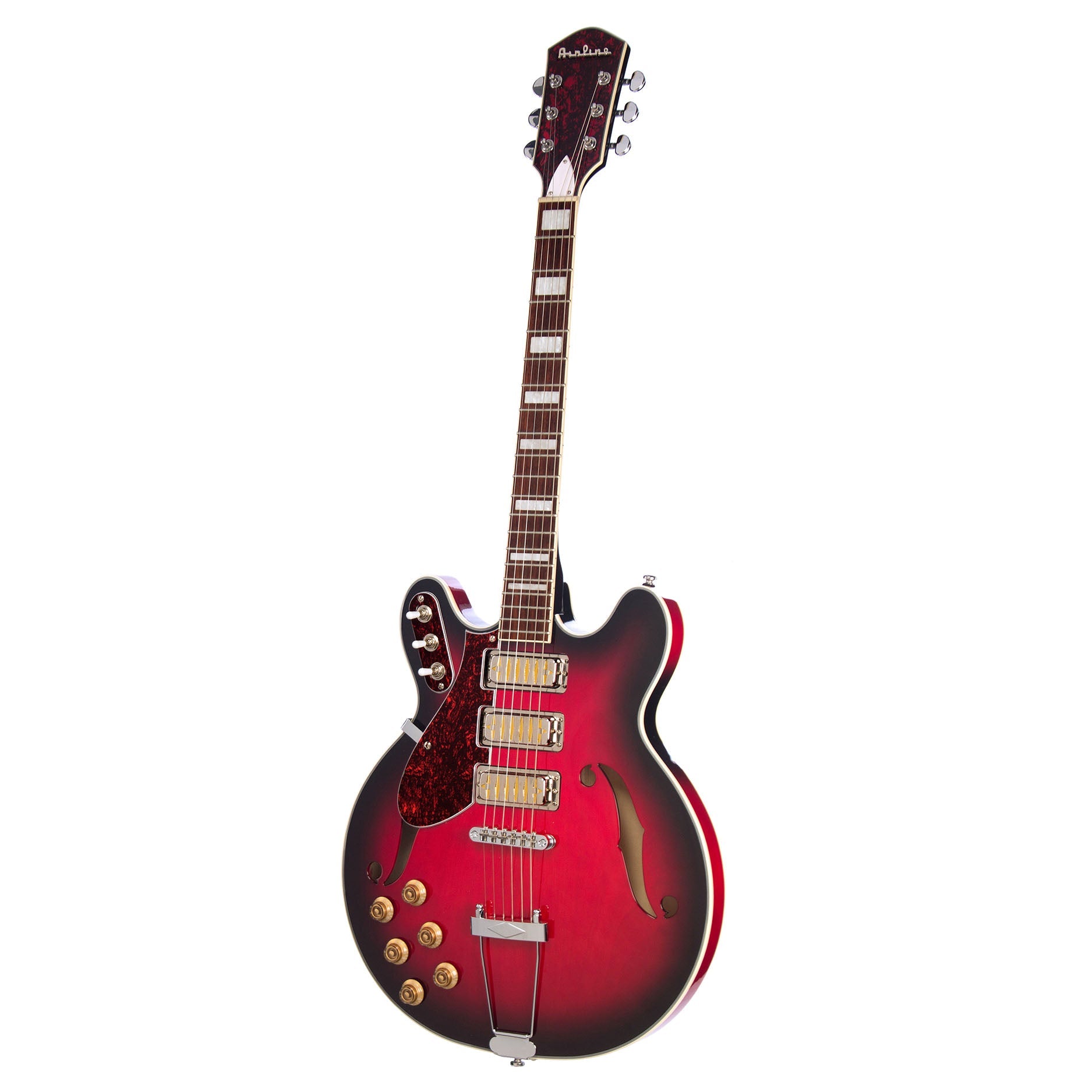 Airline Guitars H77 Vintage Redburst Left-Handed