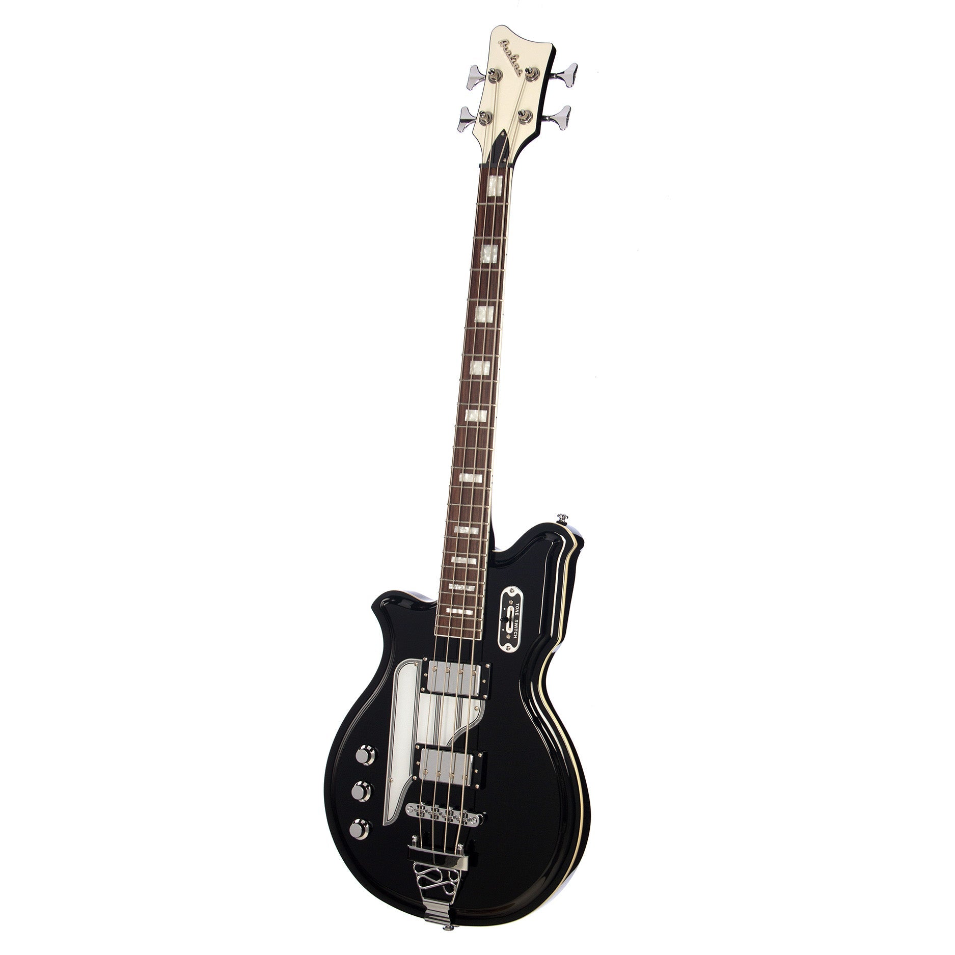 Airline Guitars MAP Bass Short Scale Black Left-Handed