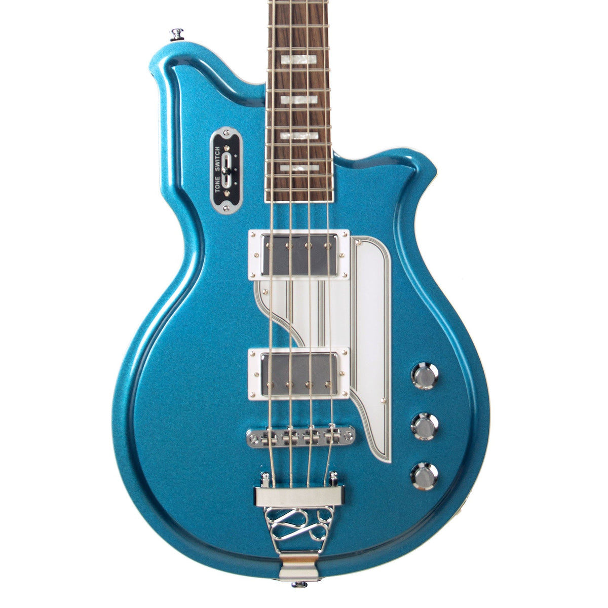 Airline Guitars MAP Bass Short Scale Metallic Blue - B-Stock # VA2510480