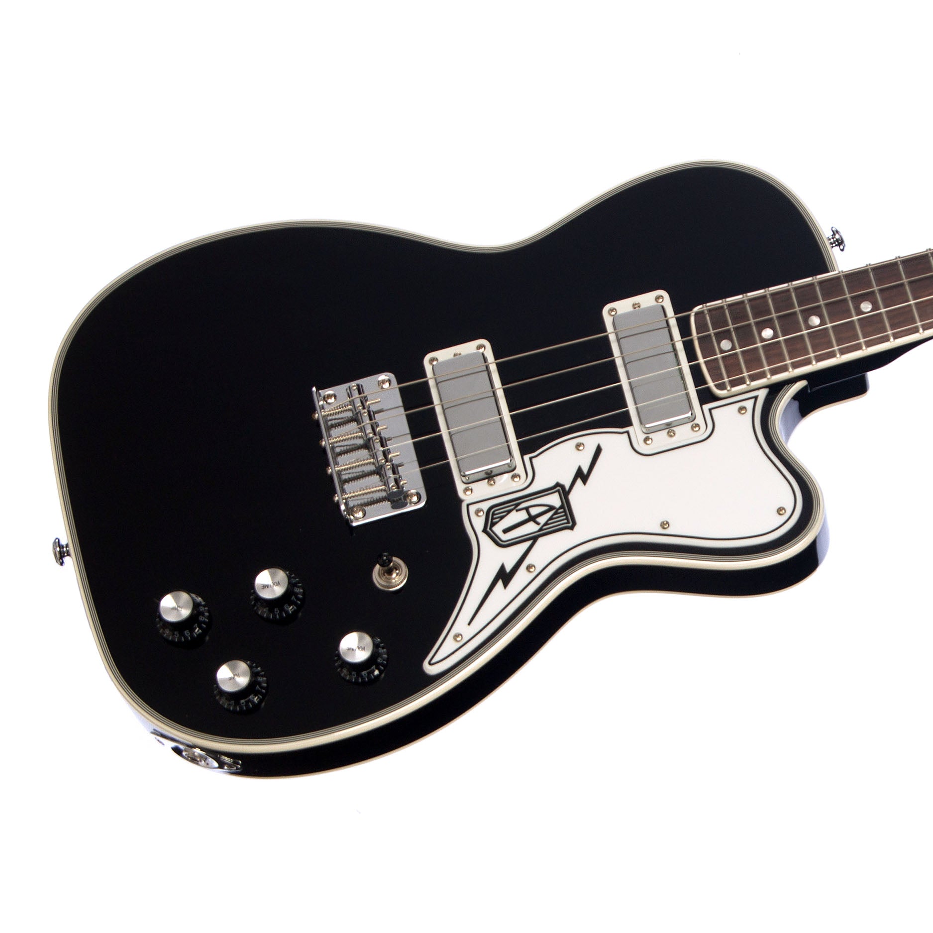 Airline Guitars Tuxedo Tenor Black