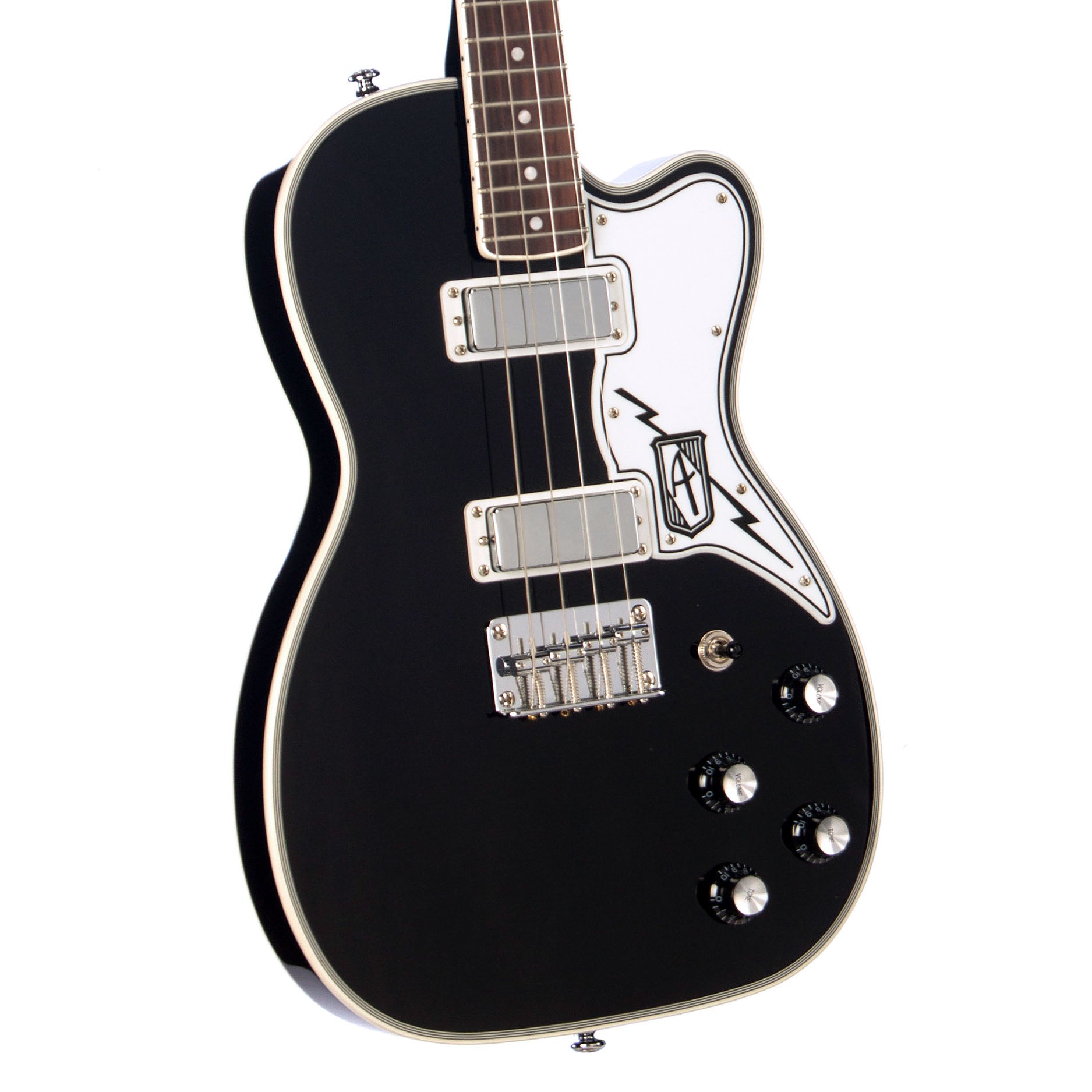 Airline Guitars Tuxedo Tenor Black