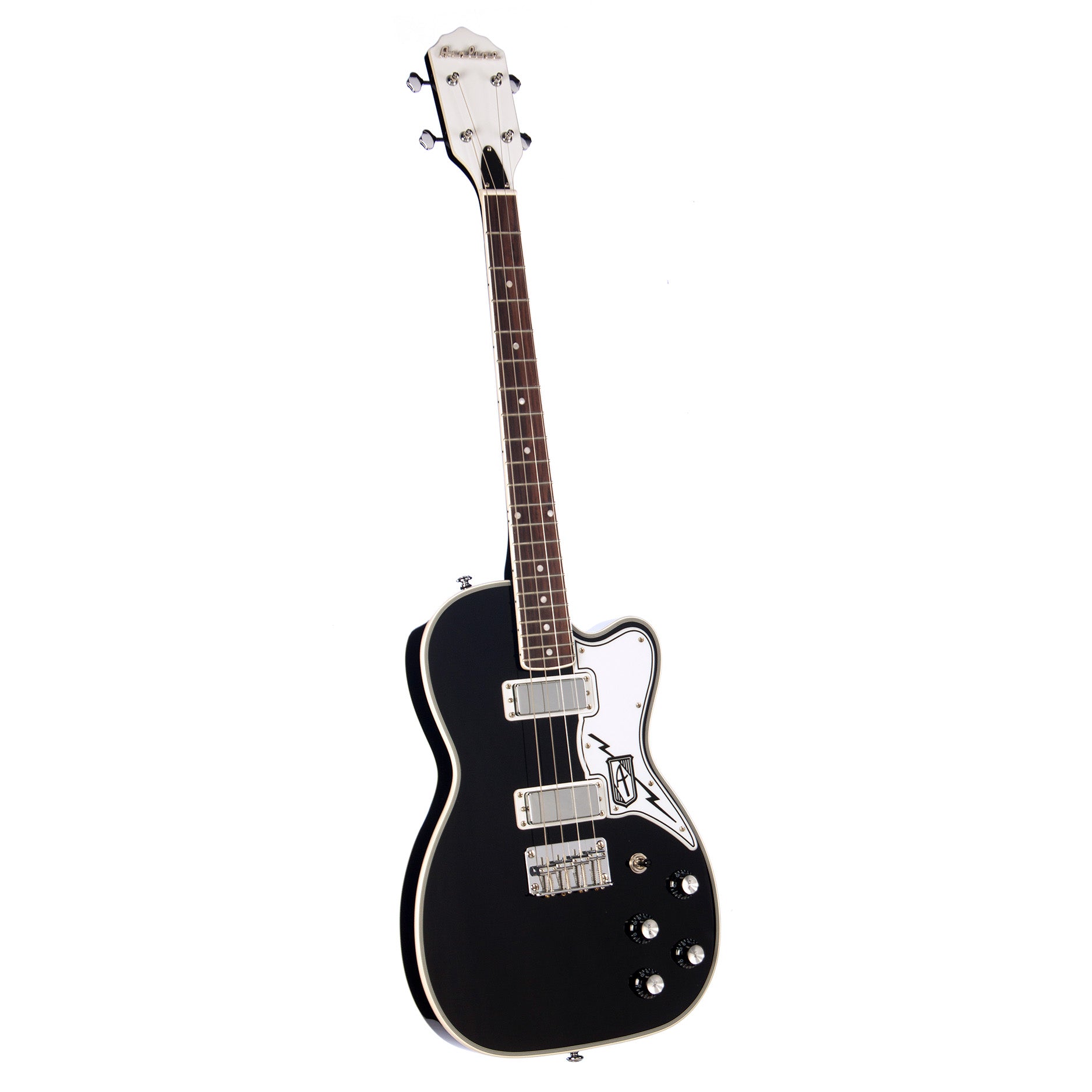 Airline Guitars Tuxedo Tenor Black