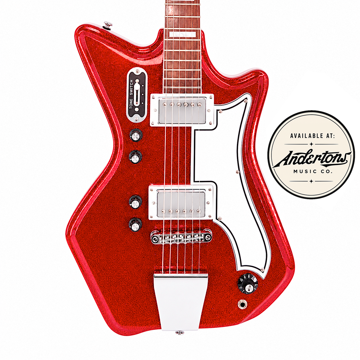 Airline Guitars Jetsons '59 2P DLX Red Sparkle w/ Air-O-Sound